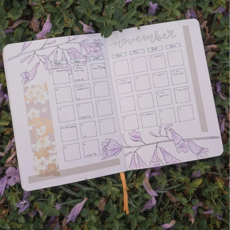 BUKE taškinio tinklelio nešiojamasis kompiuteris 5x5 mm taškuotas 160 puslapių 160 gsm storas kreminis popierius A5 dydžio dirbtinė PU oda kietu viršeliu