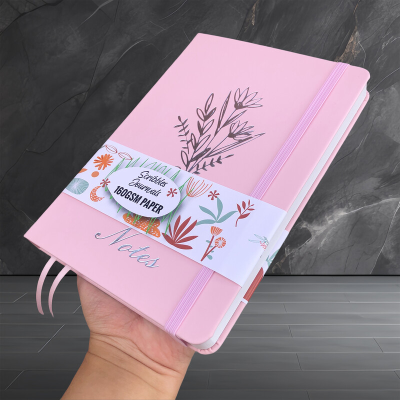 BUKE taškinio tinklelio nešiojamasis kompiuteris 5x5 mm taškuotas 160 puslapių 160 gsm storas kreminis popierius A5 dydžio dirbtinė PU oda kietu viršeliu