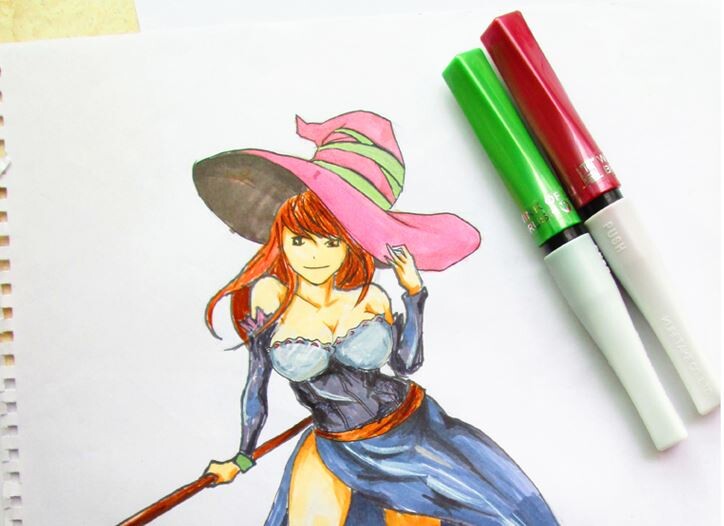 ZIG Kuretake akvarellpintslipliiatsid MS-60 WINK OF LUNA Glitter, läikiv pintslipliiats Jaapanis