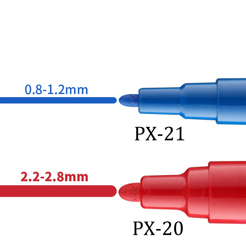 1 tk UNI PX-21 püsivad markerpliiatsid, värvilised õlid, veekindlad kirjutised metall-klaaskangast rehvidele Graffiti värvi markerpliiats