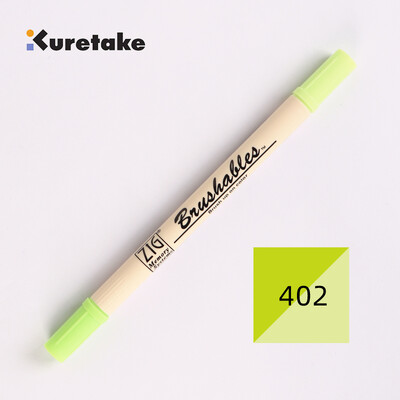 Kuretake 7700 ZIG Deep Shallow Dual Soft Tips Kahevärviline gradient akvarellpintsli marker pliiats Veekindel Brushables värvipintsel