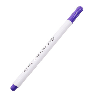 12 tk/partii Vees lahustuv pliiats DIY kirjatarbed Kustutavad pliiatsid Grommet Ink Kangamarker Märgistuspliiatsid DIY Näputöö Punane Sinine Lilla