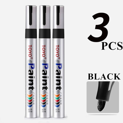 Marcator pentru vopsea TOYO Anvelopa auto Anvelopa Bandă de rulare CD Metal Marker pentru vopsea rezistent la apă Pen alb Marker pentru sticlă Caneta Branca