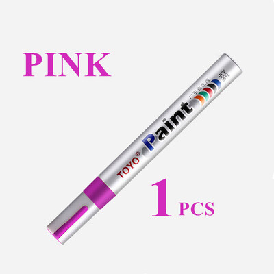 Marcator pentru vopsea TOYO Anvelopa auto Anvelopa Bandă de rulare CD Metal Marker pentru vopsea rezistent la apă Pen alb Marker pentru sticlă Caneta Branca