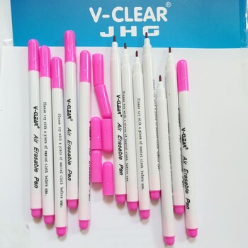 Μαρκαδόρο VCLEAR Air Erasable Ροζ Χρώμα 12 τμχ Υφασμάτινο μαρκαδόρο Ρούχα Chaco Ace Pen Auto Vanishing Μαρκαδόρο Αόρατο στυλό