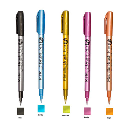 Μεταλλικοί μαρκαδόροι μαρκαδόροι Χρώμα Ασημί Χρυσό στυλό για μαύρο χαρτί, γυαλί, ροκ ζωγραφική, άλμπουμ DIY λευκώματος