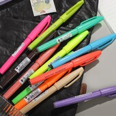 JIANWU värviline pehme otsaga käsitsi kirjutav pliiats, joonistusmarker Pliiats Kirjutage sujuvalt loominguline DIY Journal Student Pentel