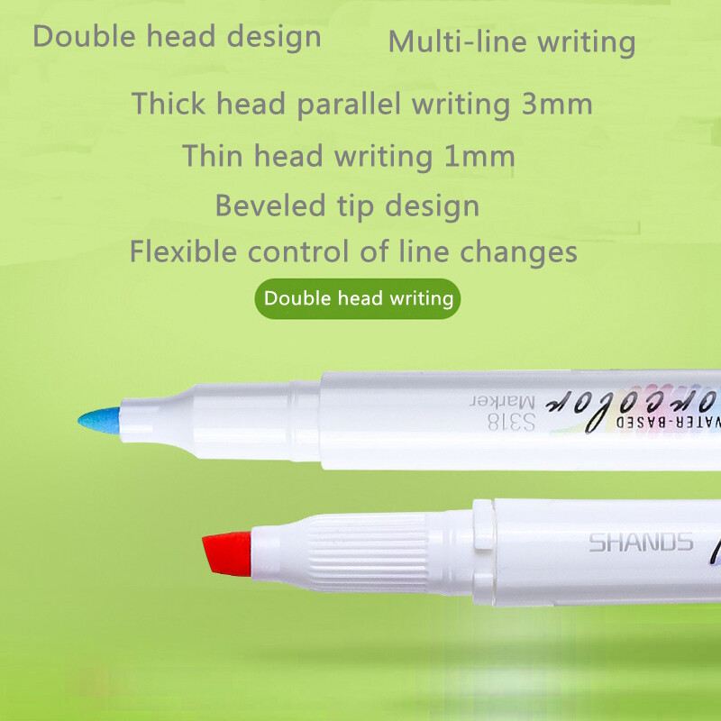 Fluorescentne olovke za označavanje u 5 boja za papir DIY markeri za crtanje za školske uredske potrepštine kawaii umjetnički pribor