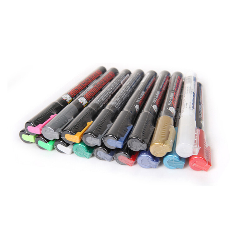 10 modele de culori Marker Pen Gundam Model Color Marker uleios GM Marker Creion Spray Paint Pen Set Model Spray Schimba alegerea culorii