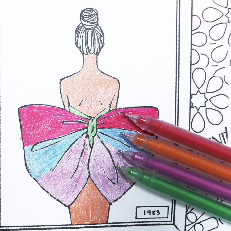 9 tk/komplekt metallist värvi pliiatsi marker Geelpliiatsid paberi joonistamiseks väljalõigete albumi ajakiri DIY koolikunstitarbed kirjatarbed