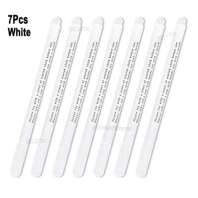 7gab. DIY, krustdūrienu komplekts, ūdens dzēšama pildspalva, mazgājama šķīstoša, izzūdoša tintes auduma marķieris šūšanas piederumiem