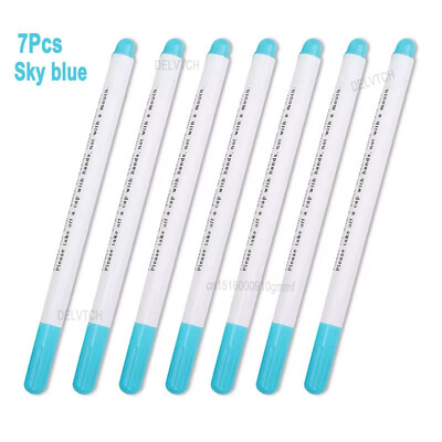 7gab. DIY, krustdūrienu komplekts, ūdens dzēšama pildspalva, mazgājama šķīstoša, izzūdoša tintes auduma marķieris šūšanas piederumiem