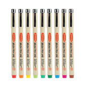 Προμήθειες στυλό σχεδίασης Fineliner Neelde με στυλό σχεδίασης σκίτσο Micron στυλό 9 χρωμάτων με πορώδη βούρτσα