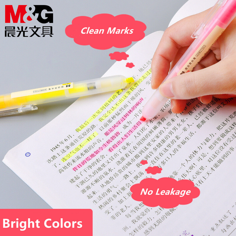 3 tk sissetõmmatavad markerpliiats 6 värvi kirjatarvete esiletõstja märkmete märgistamiseks päeviku joonistustööriistad