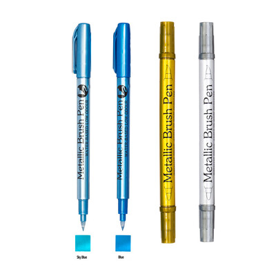 Metallist markerpliiatsid Värvilised hõbedased kullavärvi pliiatsid musta paberi, klaasi, kivimaalimise, isetegemise väljalõigete albumi jaoks