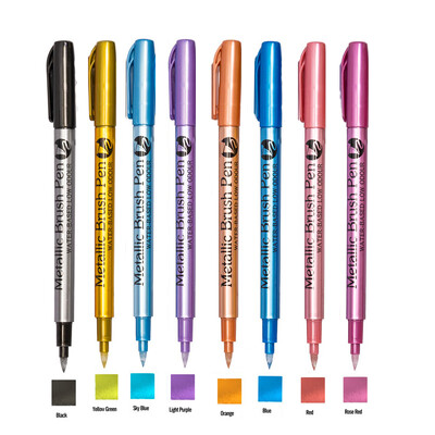 Metallist markerpliiatsid Värvilised hõbedased kullavärvi pliiatsid musta paberi, klaasi, kivimaalimise, isetegemise väljalõigete albumi jaoks