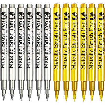 12 krāsu metāla marķieris, sveķu zīmēšanas pildspalva, akrila krāsa, DIY, izceļ pastāvīgā marķieris, DIY, karte Mākslas piederumi Kancelejas piederumi