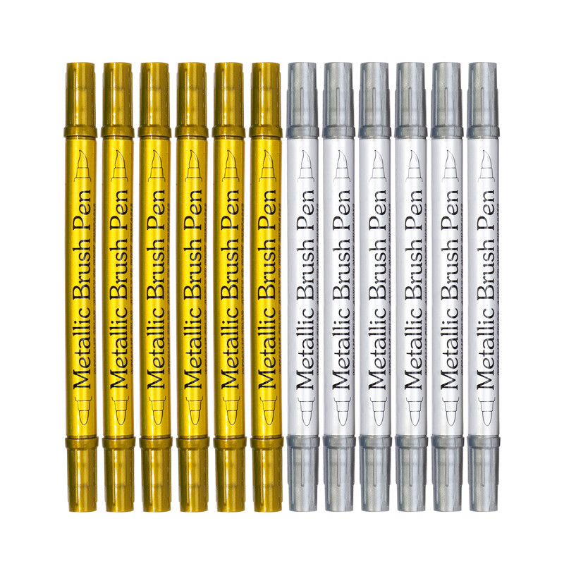 Farebné kovové fixky, fixky na čierny papier, sklo, maľbu na skaly, album s halloweenskou tekvicou