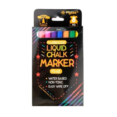 8 tk kustutatavad vedelad kriidid markerpliiats kuiv kustutamine markerid fluorestseeruvad markerid klaasakna valge tahvli esiletõstjad