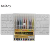 12 24 värvi geelpliiatsite komplekt, värviline sädelev geelpliiatsi täitevarras värvimisraamatute ajakirjade jaoks Joonistamise vigurikujulised kunstimarkerid pastapliiats Stationey