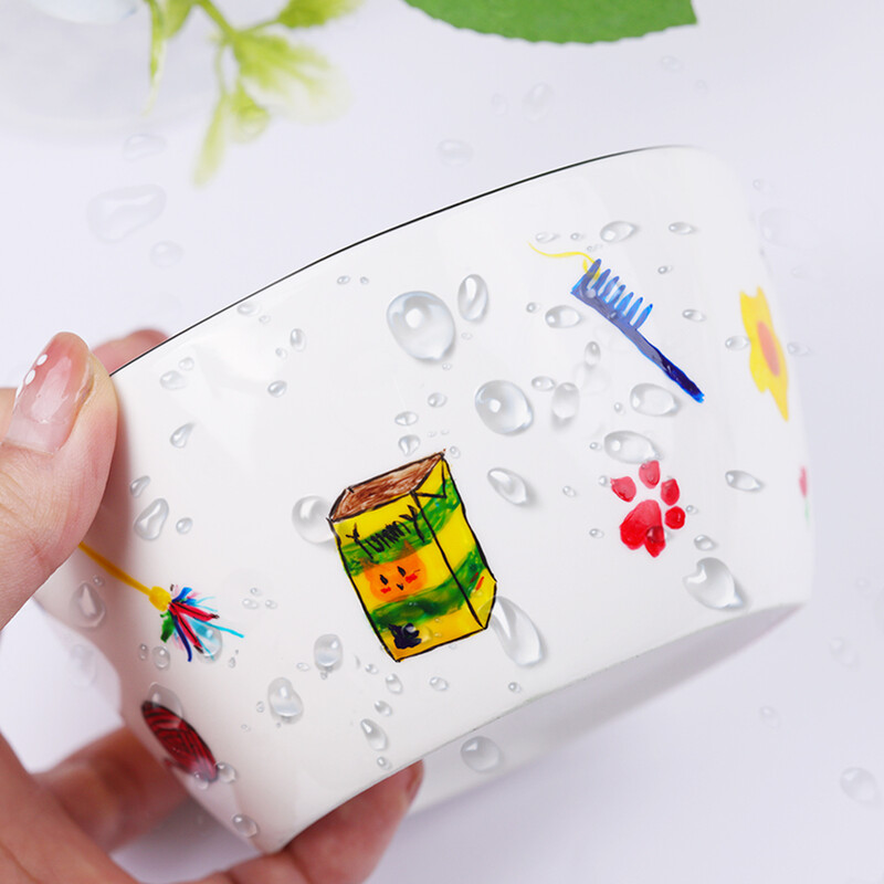 12 spalvų aukštoje temperatūroje krosnyje keptų keraminių rašiklių rinkinys, netoksiškas nuolatinis porcelianinis rašiklis, skirtas piešti ant keramikos