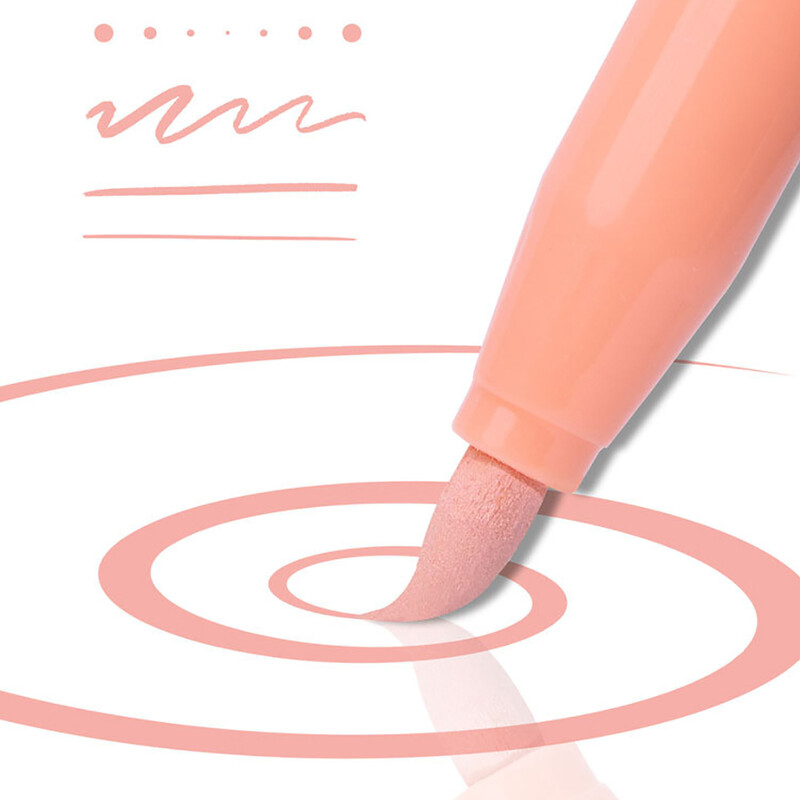 12 цвята тонове на кожата Арт маркери Връх на четка Акрилна боя Химикалки Скица Портрет Манга Рисуване Илюстрация Скициране