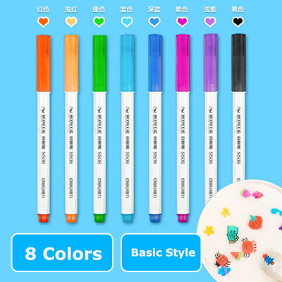 Deli 8/12 värvi/partii loomingulised ujuvad markeri pliiatsikomplekt lastele joonistamiseks pühitav esiletõstja Rotuladores õpilaste kunstitarvete jaoks