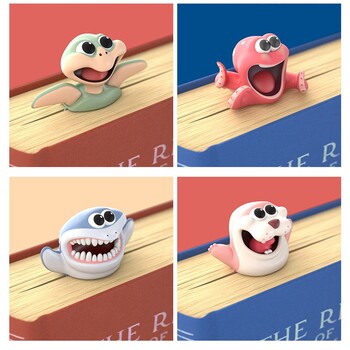 1 τεμ 3D Stereo PVC Cartoon Ζώοι σελιδοδείκτες Ocean Series Seal Octopus Stationery Student Προσωποποιημένοι δημιουργικοί δείκτες βιβλίων δώρου