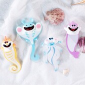 Semne de carte 3D Stereo cu desene animate drăguțe pentru animale marin, căluți de mare amuzanți, raze manta, delfin, meduze, marcator pentru cărți, rechizite școlare, cadou pentru copii