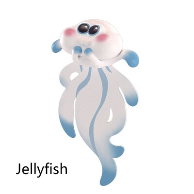 Semne de carte 3D Stereo cu desene animate drăguțe pentru animale marin, căluți de mare amuzanți, raze manta, delfin, meduze, marcator pentru cărți, rechizite școlare, cadou pentru copii