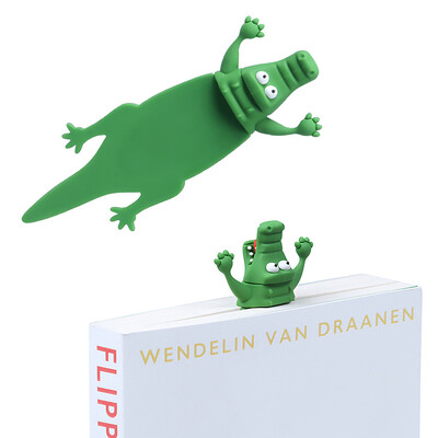 Semne de carte 3D Stereo cu desene animate drăguțe pentru animale marin, căluți de mare amuzanți, raze manta, delfin, meduze, marcator pentru cărți, rechizite școlare, cadou pentru copii