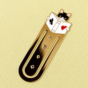 Kawaii Cats Knjižne oznake Metalna bilježnica Dnevnik Planer Isječci Slatki držač stranice knjige Korejski pribor za pisanje Alati za čitanje Uredski materijal