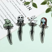 Anime Štedrý večer Záložky Fanúšikovia zbierajú papierové sponky Kovové záložky Darčekové kreslené knižné príslušenstvo pre milovníkov kníh Čitateľská fixka