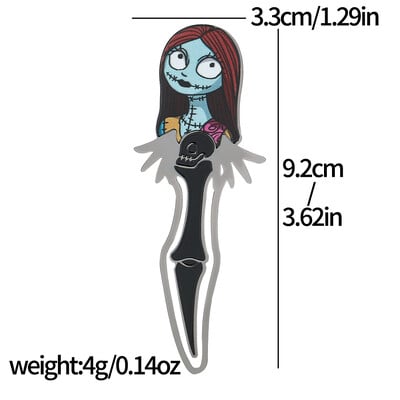 Anime Štedrý večer Záložky Fanúšikovia zbierajú papierové sponky Kovové záložky Darčekové kreslené knižné príslušenstvo pre milovníkov kníh Čitateľská fixka