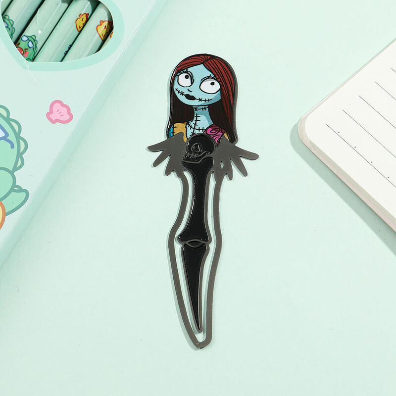 Anime Štedrý večer Záložky Fanúšikovia zbierajú papierové sponky Kovové záložky Darčekové kreslené knižné príslušenstvo pre milovníkov kníh Čitateľská fixka