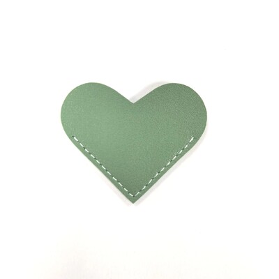 2 buc. Semn de carte din piele PU Semn de carte inimă mini-portabil Cadou inimă Semn de carte Dosar pentru colț Husă de protecție Rechizite școlare