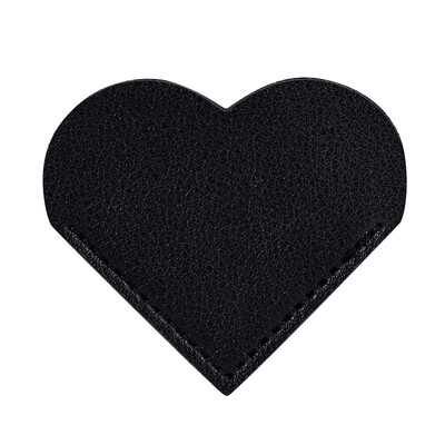 2 buc. Semn de carte din piele PU Semn de carte inimă mini-portabil Cadou inimă Semn de carte Dosar pentru colț Husă de protecție Rechizite școlare