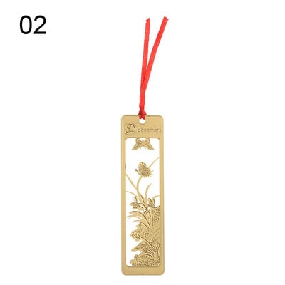 Metāla dobas grāmatzīmes ķīniešu stila sarkans mezgls radošs grāmatu klips Nerūsējošā tērauda lappuses Marka Kaligrāfija Glezniecība Bērni Dāvana