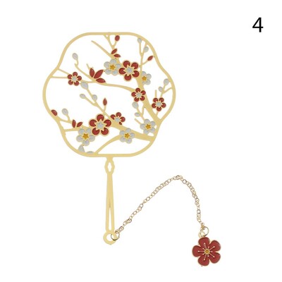 Metallist õõnes järjehoidja paabulinnuvärv messing Järjehoidja raamatuklamber Tutt Lehtede märkimine Hiina stiilis kooli kontoritarbed kingitus