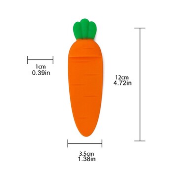 Kawaii Cartoon Carrot Bookmark for Student Βιβλιοθήκη Βιβλιοδετικό Ευρετήριο Divider Reader Χαρτικά Σχολικά είδη γραφείου