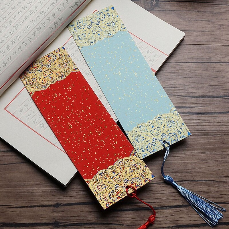 5/10 tk Creative Xuan Paper Järjehoidjad Naljakad käsitsi maalitud eralduslehed Sildid Kirjatarbed DIY raamatulehe klipid