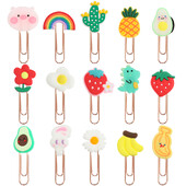 1 tk Armsad loomad Järjehoidjad lastele Armsad Panda raamatumärgid Paberiklambrid kooliõpetajatele Kontoritarvete Kingitus õpilastele kirjatarbed