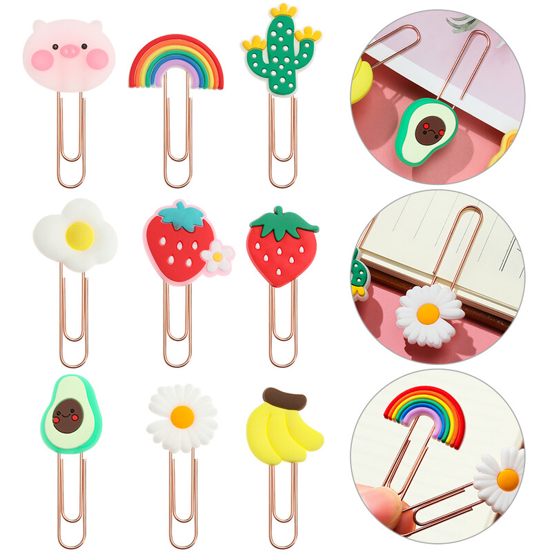 1 tk Armsad loomad Järjehoidjad lastele Armsad Panda raamatumärgid Paberiklambrid kooliõpetajatele Kontoritarvete Kingitus õpilastele kirjatarbed