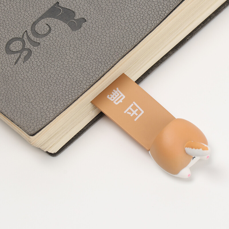 Knjižne oznake psećeg dupeta Crtić Životinjski stil DIY mačka Slatki poklon Školski pribor za djecu Djecu Smiješne ljupke tiskanice 14 cm