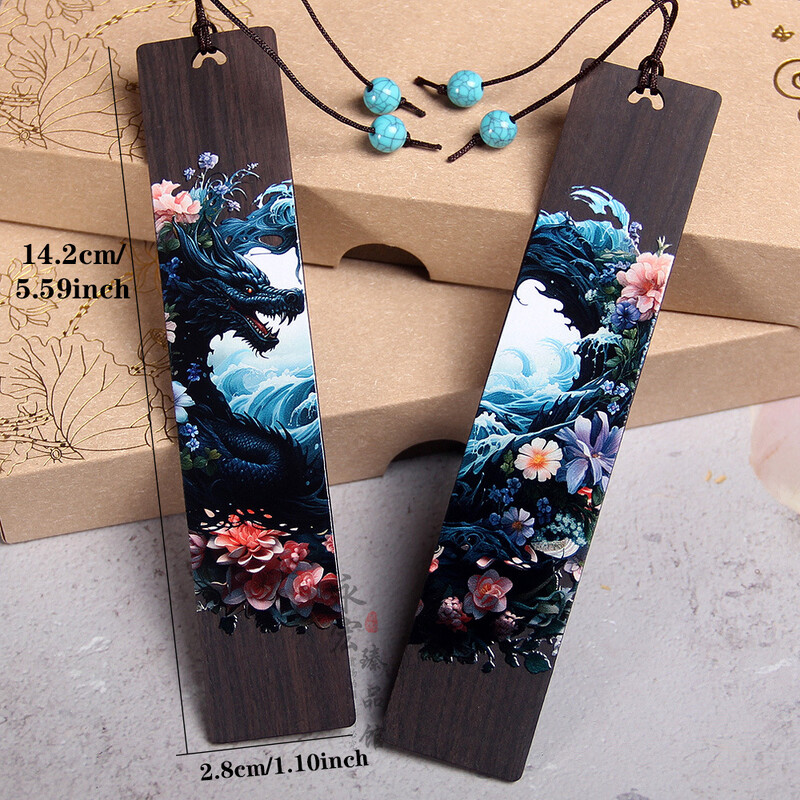 Рисувано мастило и измиване Антични Годината на Loong Отметки Китайски стил Xiao Long Творчески подаръци Културни творчески консумативи