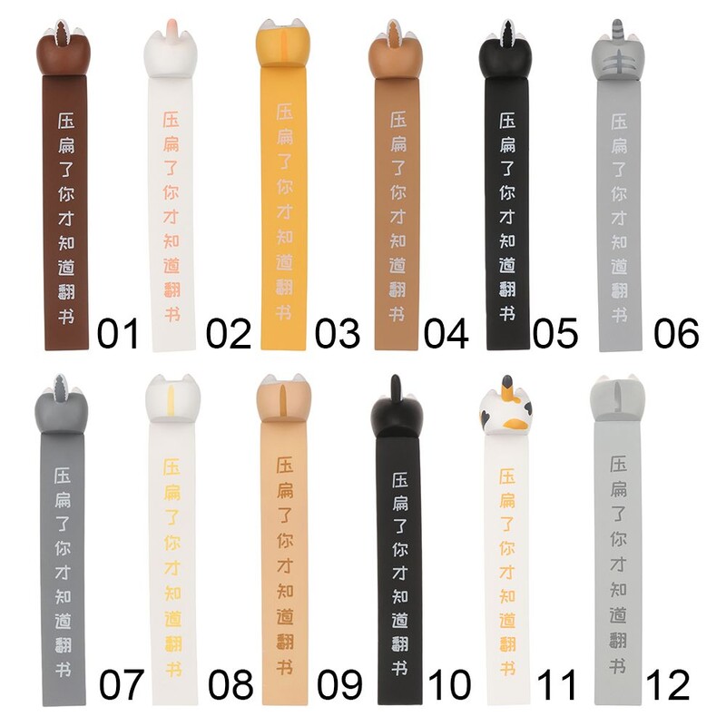 Noi pisici câine bricolaj rechizite școlare desene animate stil animal fund semne de carte marcatoare de cărți