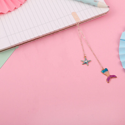 Ellen Brook 1 бр. Карикатура Русалка Училищни офис консумативи Подаръчни отметки Сладък Kawaii Забавни канцеларски материали