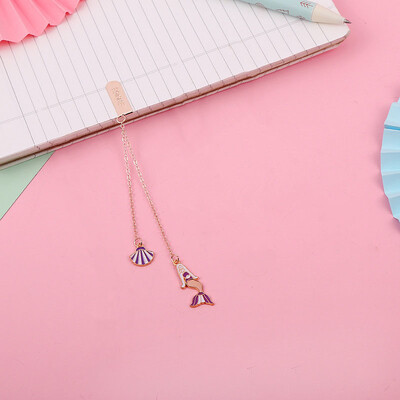 Ellen Brook 1 бр. Карикатура Русалка Училищни офис консумативи Подаръчни отметки Сладък Kawaii Забавни канцеларски материали