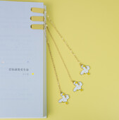 Duck Bookmarks for Books Kirjatarbed Uudsus Armas metallist Järjehoidja Multifilmi Raamatumarkerid Kooli kontoritarbed