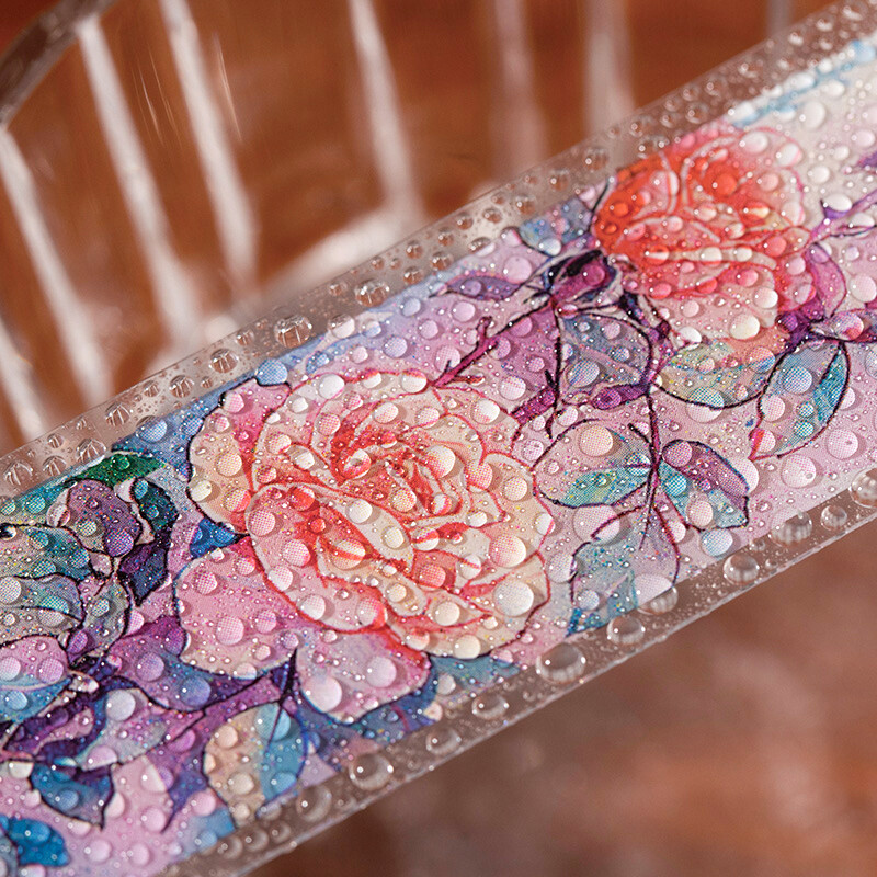 4Style 6tk/komplekt Lilleline PVC Järjehoidja Tuule Levikirjasari Ilusa Tüdruku Käsiraamat Kaunistuskaart Veekindel tutt